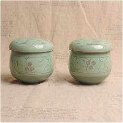 LA-5 백상감 인화문 1인다기 6p