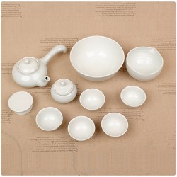 QA-3 백자 무지 5인 풀세트 12p